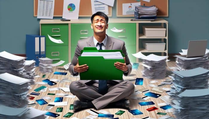 New Debt Consolidation Lenders to Know: UK's Best | DCL New Debt Consolidation Lenders to Know: Person consolidating debts into a single folder, symbolising relief and lower interest rates.