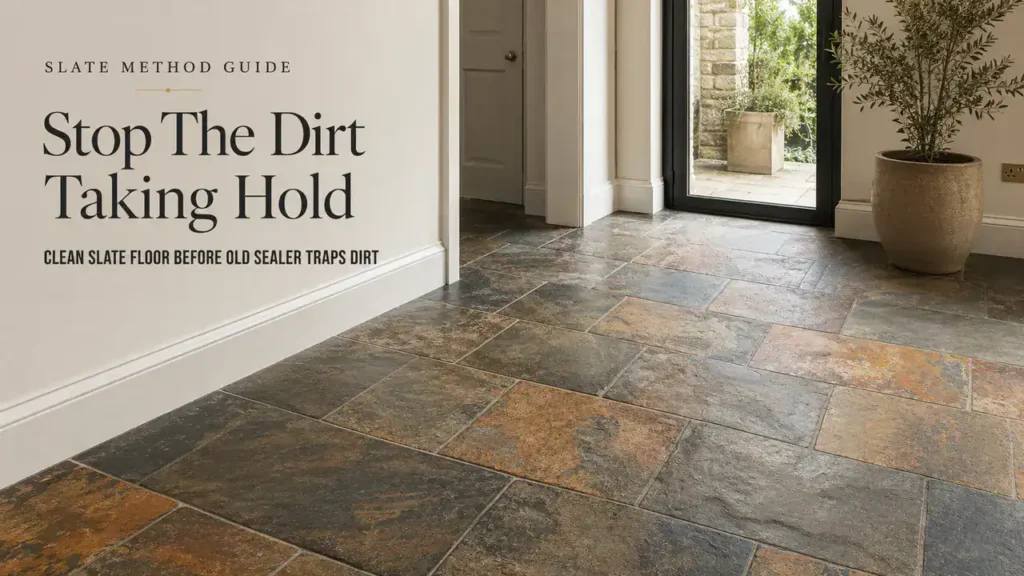 Clean Slate Floor: Stop Dirt Settling Under Sealer
