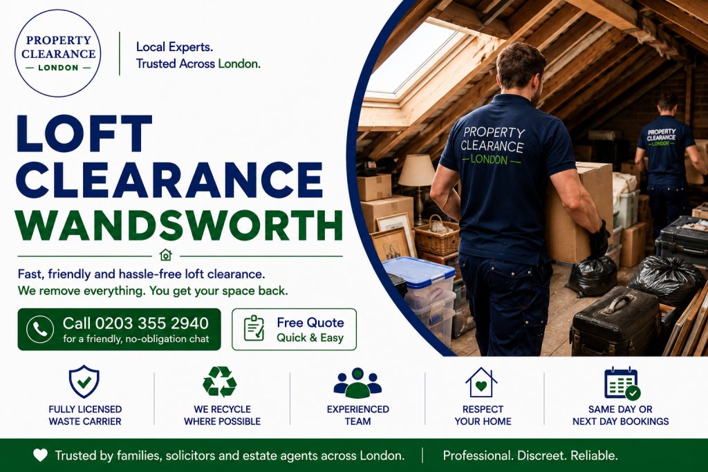 Loft Clearance Services in Wandsworth: Fast and Trustworthy